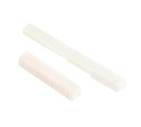 OFFSCH Ukulele String Bridge Set Slotted Nut and Saddle for White Ukulele Chords and Playing Sessions