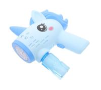 OFFSCH Unicorn Bubble Maker Handheld Automatic Bubble Machine for Indoor Outdoor Fun Blue No Battery Electric Design