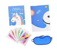 OFFSCH Unicorn Party Game with Horns for Birthday Parties Group Activities Flexible Portable for Hand-eye Coordination and Interactive Fun