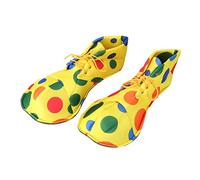 OFFSCH Unisex Adjustable Clown Shoes Covers Comedy Dress up Boots for Halloween Carnival Masquerade Parties One Size Costume Accessories