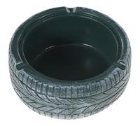 OFFSCH Vintage Resin Ashtray inside Use with Unique Tire Shape and Portable Design, Stylish Desktop Ornament for Home and Office, Collecting Ash Efficiently and Enhancing Decor