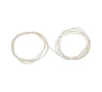 OFFSCH Vintage Style Pushback Cloth Guitar Wire White Pre-tinned Copper Wiring for Electric and Bass Guitar Upgrades Classic Retro Aesthetic with Stable Sound Quality