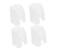OFFSCH Vinyl Record Needle Covers 4pcs Plastic Stylus Protector for Record Player Turntable with Reusable Design and Easy Installation Modern Stylus Replacement for Home Use