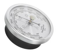 OFFSCH Wall Mounted Metal Barometer for Balcony and Classroom Demonstrations, Real Time Pressure Monitoring with Silver Aluminum-magnesium Alloy and Acrylic Design for Accurate Weather