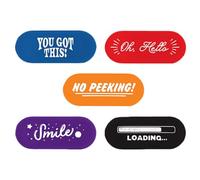 OFFSCH Webcam Privacy Covers Privacy Protection 5pcs for Computer and Phone, Sticky Abs Material Camera Safety Covers with Chic Unique Style, for Laptop and Tablet