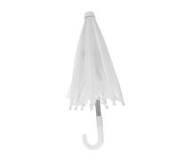 OFFSCH White Doll Umbrella Miniature Accessory for Doll Houses Realistic Tiny House Ornament with Delicate Craftsmanship and Stylish Design for Enhanced Decoration