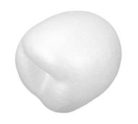 OFFSCH White Polystyrene Foam Apple Shape for DIY Crafting Durable Blank Simulation Fruit Mold for Party Wedding Floral Arrangements Photography Props School Projects
