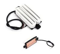 OFFSCH White Twin Humbucker Pickups Dual Hot Rail Guitar Neck Replacement Parts for Electric Guitar