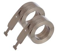 OFFSCH Window coil spring balance replacement 2 rolls metal spring repair kit with 2 lbs weight for window screens suitable for small apartments