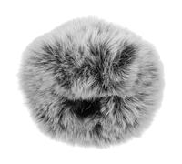OFFSCH Windproof Microphone Cover Snowman Style Artificial Fit Most Microphones Stage Interview Ktv Noise Reduction
