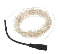 OFFSCH Wire with Lights String White 10m 12v Copper Dc Warm LED Lighting Energy-Saving Design and Flexible Plastic Metal Material, for Christmas Lights Electric Random Color Outdoor Party