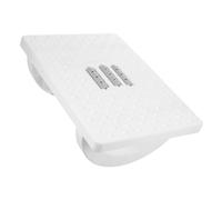 OFFSCH Wobble Anti-Slip Foot Stool Under Desk Foot Rest Raised Footrest for Office and Home Use, White Plastic Small Footrest Suitable for Adults and Children