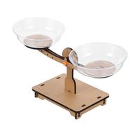 OFFSCH Wooden Balance Scale Educational Math Teaching Scale for Smooth Surface Cognitive Development Weighing Plaything for Learning Weight and Calculation Skills