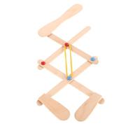 OFFSCH Wooden Mechanical Arm DIY Kit for Educational Stem Interactive Engineering Model for Learning Science and Mechanics Creative Desktop Decoration for Boys