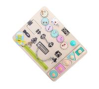 OFFSCH Wooden Montessori Busy Board for Educational Plaything with Safe Materials Enhances Motor Skills and Logical Thinking Birthday for Boys