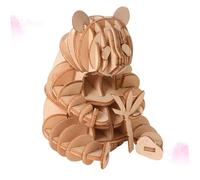 OFFSCH Wooden Panda Puzzle for Boys Educational Handmade Jigsaw Craft Model Creative Hand-eye Coordination Gift for Birthday Festival