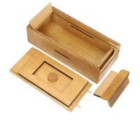 OFFSCH Wooden Puzzle Box with Concealed Compartment Brain Teaser for Boys Educational Cognitive Plaything Gift for Birthday Christmas Year