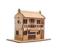 OFFSCH Wooden Puzzle Model DIY Public House Craft Kit Educational for Teens Adults Developing Creativity Patience and Hand Eye Coordination