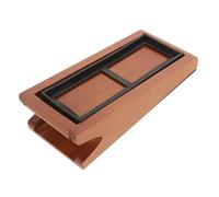 OFFSCH Wooden Sharpening Stone Base Non-Slip Holder for Whetstone with Smooth Polished Surface Compact Grinding Tool Stand for Knife Sharpening