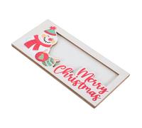 OFFSCH Wooden Snowman Cash Box Christmas Card Holder Festive Holiday Money Organizer Portable Xmas Party Favor Social Gatherings