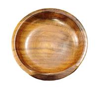 OFFSCH Wooden Spoon Holder for Kitchen Countertop, Rustic Round Acacia Wood Spoon Rest 9.5x9.5x2cm, Heat Resistant Utensil Rest for Stove and Rice Cooker, Wide Drip Tray for Spatulas and