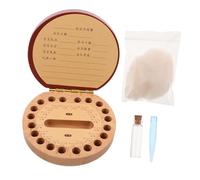 OFFSCH Wooden Tooth Fairy Box for Girls Boys Keepsake Deciduous Teeth Storage Case Organizer Boy Girl Savers