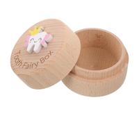 OFFSCH Wooden Tooth Holder Keepsake Box for First Lost Tooth and Hair Storage Lightweight with Sealing for Precious Childhood Memories