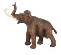 OFFSCH Woolly Elephant Model Pvc Animal Statue Simulated Wild Animal Toy for Desktop Display for Boys and Girls