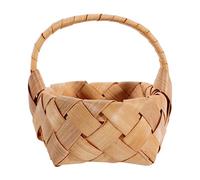OFFSCH Woven Fruit Basket Mini Decorative Basket Handle Hanging for Shelves Photo Prop Candy Storage