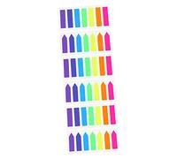 OFFSCH Writable Colored Index Tabs Book with Bright Translucent Shades Practical Portable Page Markers for Annotating Books Professional Reading Strips for Students and Office Use