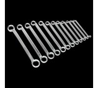 Offset Double End Ring Spanner Set 12pc Metric