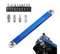 Offset Extension Wrench Set - Slim Tight Fit Obstacle-Bypassing | Offset Extension Wrench for Tight Spaces - for Professionals Enthusiasts Technicians Home Garage
