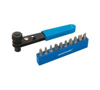 Silverline Offset Ratchet Screwdriver Set 11 Piece