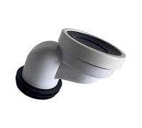 Offset Toilet Connection Pipe Bathroom Pipe Connectors Sewer Drain Adapters Easy to Use Change Place Connectors