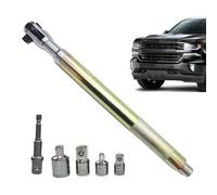 Offset Wrench Adapter Set - High Torque Extension Tool Kit, Socket Connectors Tight Spaces Access, durabl Steel Build, Flexible Reach Design | Utilization Engine Chassis Car Tire Machinery Repair