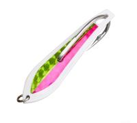 Offshore Fishing Lure with Single Jig Hook and Dynamic Wobbling Action to Trigger Strikes from For Mackerel Tuna Mahi Mahi and Predatory Fish (3.75# C5)