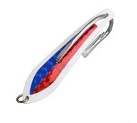 Offshore Fishing Lure with Single Jig Hook and Dynamic Wobbling Action to Trigger Strikes from For Mackerel Tuna Mahi Mahi and Predatory Fish (3.75# C 4)