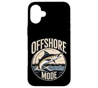 Offshore Mode Marlin Fishing Angler Fisherman Case for iPhone 16 Plus