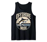 Offshore Mode Marlin Fishing Angler Fisherman Tank Top
