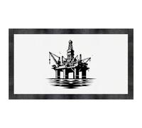 'Offshore Oil Rig' Pet Feeding Mat (PM00029745)
