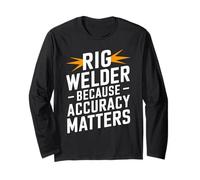 Offshore Oil Rig Worker Roughneck Life Deep-Sea Drilling Long Sleeve T-Shirt