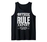 Offside Rule Expert Soccer Funny Classic Distressed Football Tank Top
