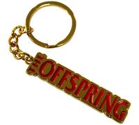 Offspring Band Logo Keyring Keychain in Gold Offspring Gold One Size