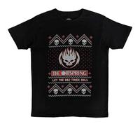 Offspring Christmas Bad Times T-Shirt in Black | Size: XL Offspring Black XL