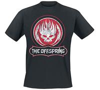 Offspring the - T-Shirt # L Unisex Black # Distressed Skull