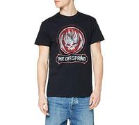 The Offspring T Shirt Distressed Skull Band Logo Official Mens Black M