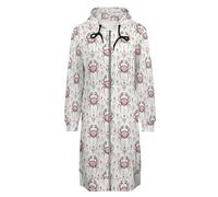 OFFSUM Women'S Hooded Jacket - Cartoon Animals Autumn Winter Windproof Sport Cardigan Outdoor Casual Coat Fashion With Pocket Hoodie Sweatshirt L