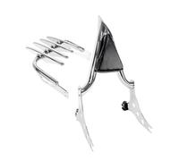 OFHGFHNxvfg For Fat Boy Lo FLSTF 2007-2017 Softail FXST Night Train 06-12 Detachable Motorcycle Backrest Sissy Bar With Luggage Rack