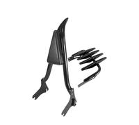 OFHGFHNxvfg Quick Release Motorcycle Rear Backrest Sissy Bar Rack For Touring Road King Electra Glide Street Glide 97-08