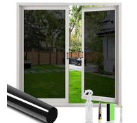 OFHome Window Film Privacy with tools Sun Blocker, Black 118x200cm